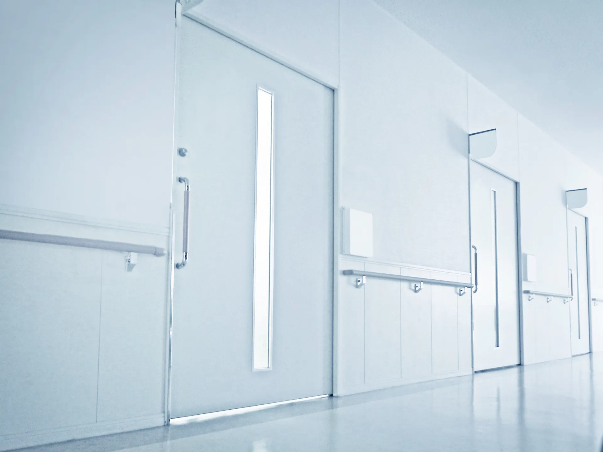 病室前の廊下の様子